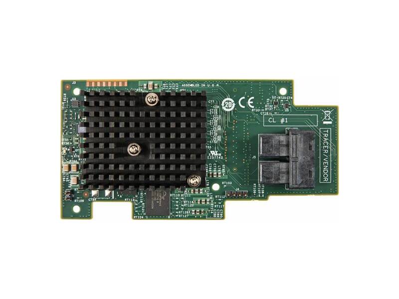 RMS3CC080  Intel RAID Module RMS3CC080 8 int ports PCI Express 3.0 x8 SAS/ SATA 12G LSI3108 RAID 0, 1, 10, 5, 50, 6, 60 1G
