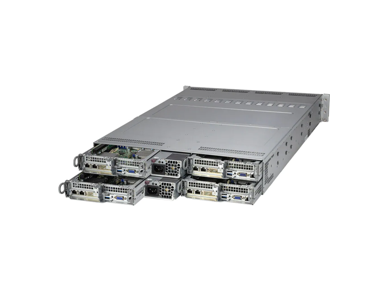 SYS-620TP-HTTR  SuperMicro SuperServer SYS-620TP-HTTR, 2U (X12DPT-PT6, CSV-827HQ+-R2K20BP4, 2x LGA 4189, 16 DIMM, 3x 3.5'' hs SATA/ SAS, 1xRJ-45, X710 Dual port 10GBase-T LAN, 1+1 2200W)