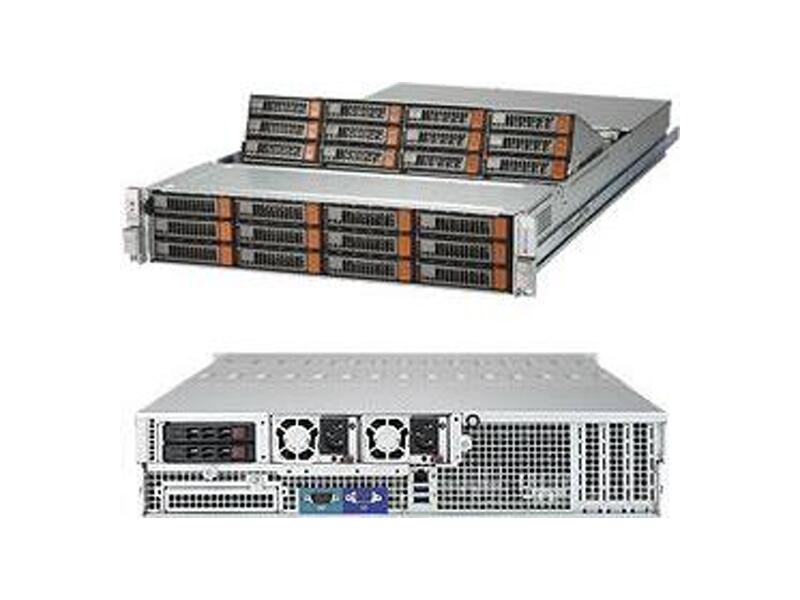 SSG-6028R-E1CR24L  Supermicro SuperStorage Server 2U 6028R-E1CR24L no CPU(2) E5-2600v3/ v4/ no DIMM(24)/ on board C612 SATA3 RAID 0/ 1/ 5/ 10, SAS3(3008)/ no HDD(24), opt.2x2.5(rear)/ SIOM/ 2xPCIEx16, 1xPCIEx8/ 2x1600W