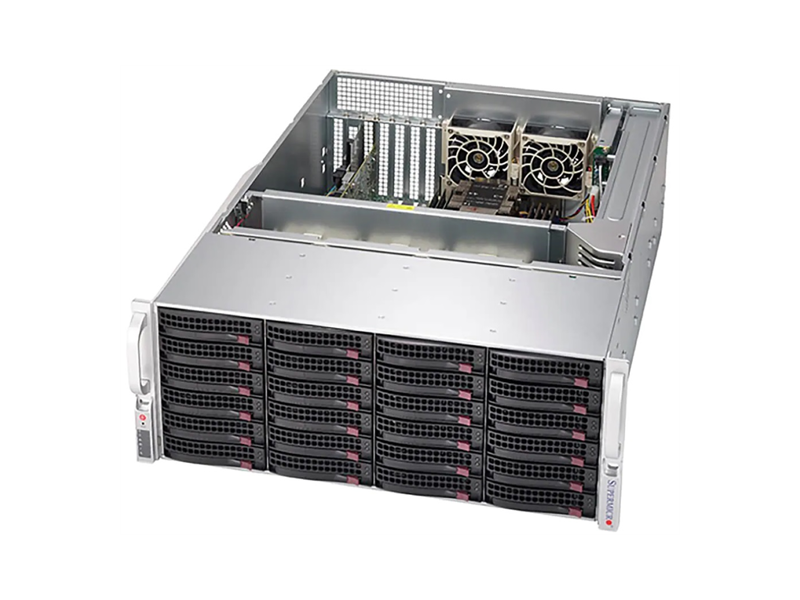 SSG-640P-E1CR24L  Supermicro SuperStorage 4U Server 640P-E1CR24L noCPU(2)3rd Gen Xeon Scalable
