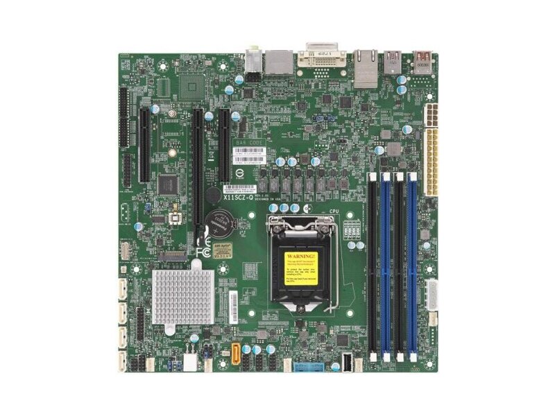 MBD-X11SCZ-Q  Supermicro Server motherboard MBD-X11SCZ-Q, Single socket, Intel Q370, 4 DIMM slots, 5xSATA3 6G, 1 PCI-E 3.0 x16