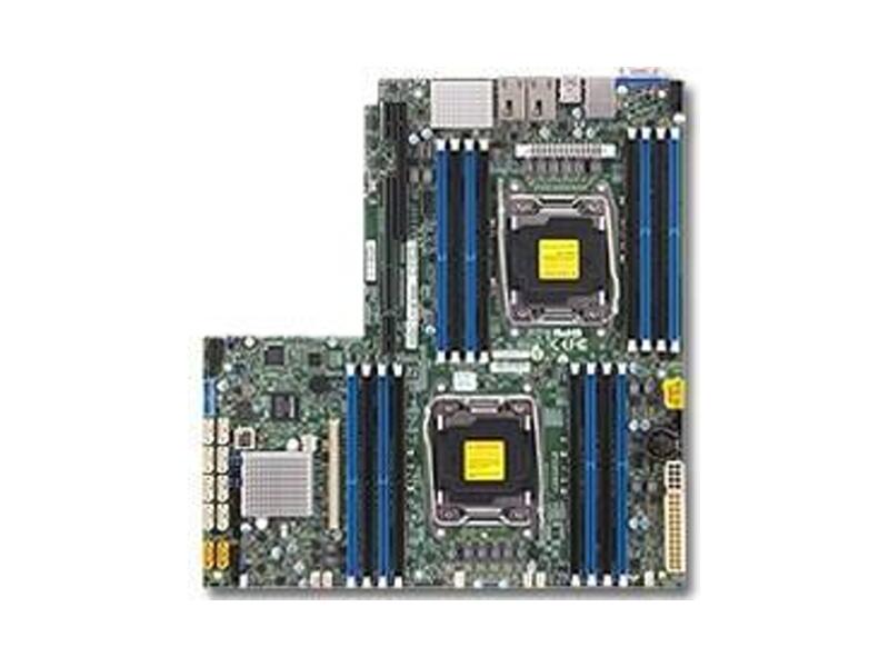 MBD-X10DRW-I-B  Supermicro Server motherboard MBD-X10DRW-I-B, Dual Socket, Intel C612, Up to 2TB ECC 3DS LRDIMM, up to DDR4-2400MHz, 16x DIMM, 10xSATA3 6G, 2xPCIe3.0, 2xGE i350AM2, 12.3''x13''
