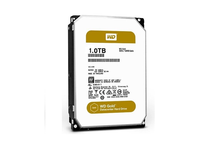 WD1005FBYZ  HDD Server WD GOLD WD1005FBYZ (3.5'', 1TB, 128Mb, 7200rpm, SATA6G) 2