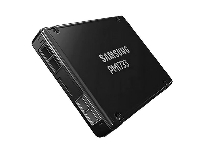 MZWLR3T8HCLS-00A07  SSD Samsung PM1733a, 3840GB, U.2(2.5'' 15mm), NVMe, PCIe 4.0 x4/ dual port x2, V-NAND, R/ W 7500/ 4100MB/ s, IOPs 1 600 000/ 170 000, TBW 7008, DWPD 1