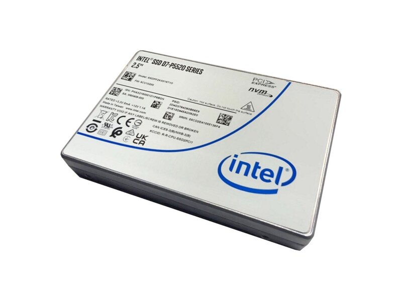 SSDPF2KX153T1N1  SSD Intel PCIE 15.36TB TLC D7-P5520 SSDPF2KX153T1N1