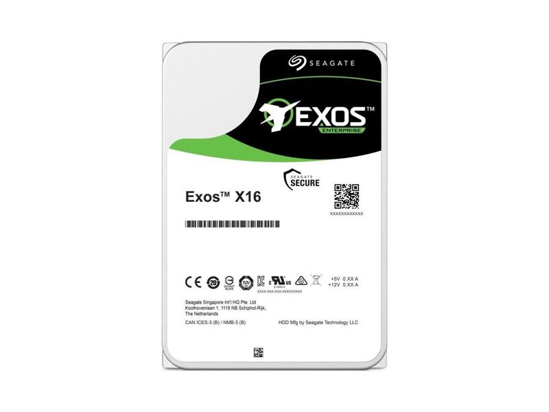 ST16000NM002G  HDD Server Seagate Exos X16 ST16000NM002G (3.5'', 16TB, 256Mb, 7200rpm, SAS12G)