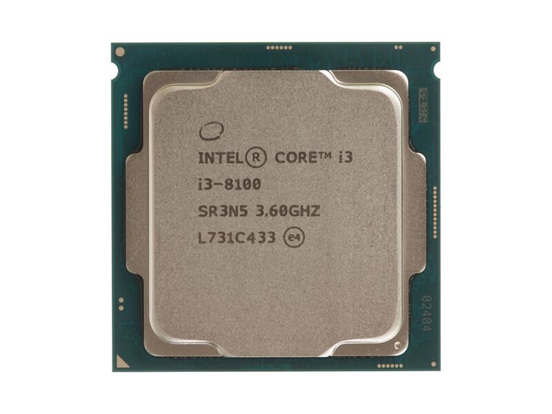 BX80684I38100  CPU Intel Core i3-8100 (3.6GHz, 6M Cache, 4 Cores) Box 3