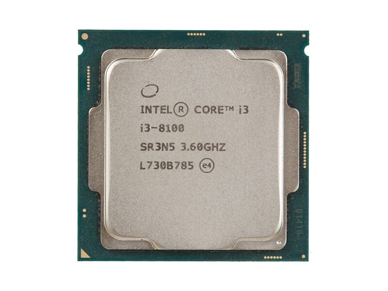 CM8068403377308  CPU Intel Core i3-8100 (3.60 GHz, 6M Cache, 4 Cores) Tray 1