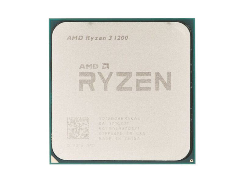 YD1200BBAEBOX  AMD CPU Desktop Ryzen 3 1200 4C/ 4T (3.1/ 3.4GHz Boost, 10MB, 65W, AM4) box, with Wraith Stealth cooler 2