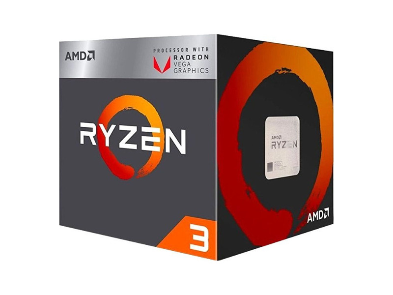 YD2200C5FBBOX  AMD CPU Desktop Ryzen 3 2200G 4C/ 4T (3.5/ 3.7GHz Boost, 6MB, 65W, AM4) box, RX Vega Graphics, with Wraith Stealth cooler 2