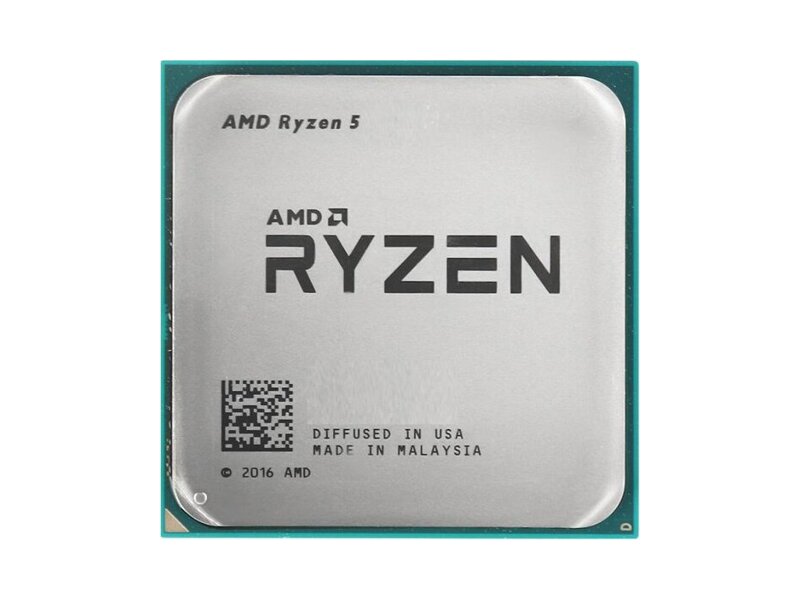 YD1600BBAEBOX  AMD CPU Desktop Ryzen 5 1600 6C/ 12T (3.4/ 3.6GHz Boost, 19MB, 65W, AM4) box, with Wraith Spire 95W cooler