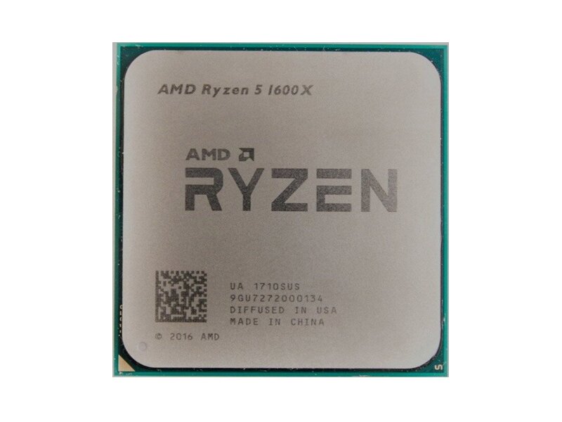 YD160XBCAEWOF  AMD CPU Desktop Ryzen 5 1600X 6C/ 12T (3.6/ 4.0GHz Boost, 19MB, 95W, AM4) box