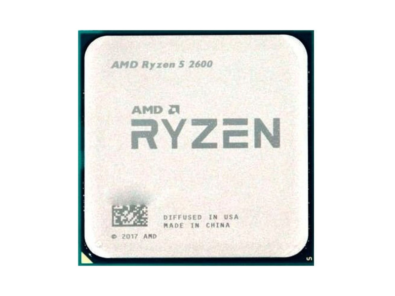 YD2600BBM6IAF  AMD CPU Desktop Ryzen 5 2600 6C/ 12T (3.4/ 3.9GHz Boost, 19MB, 65W, AM4) Tray 2