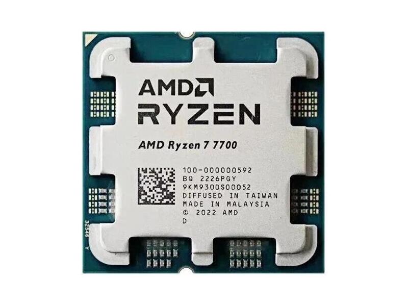 100-000000592  CPU AMD Ryzen 7 7700 OEM (100-000000592) (3.8GHz, Turbo 5, 30GHz, AM5)