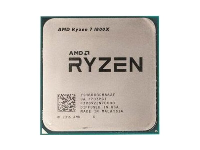 YD180XBCAEWOF  AMD CPU Desktop Ryzen 7 1800X 8C/ 16T (3.6/ 4.0GHz Boost, 20MB, 95W, AM4) box 3