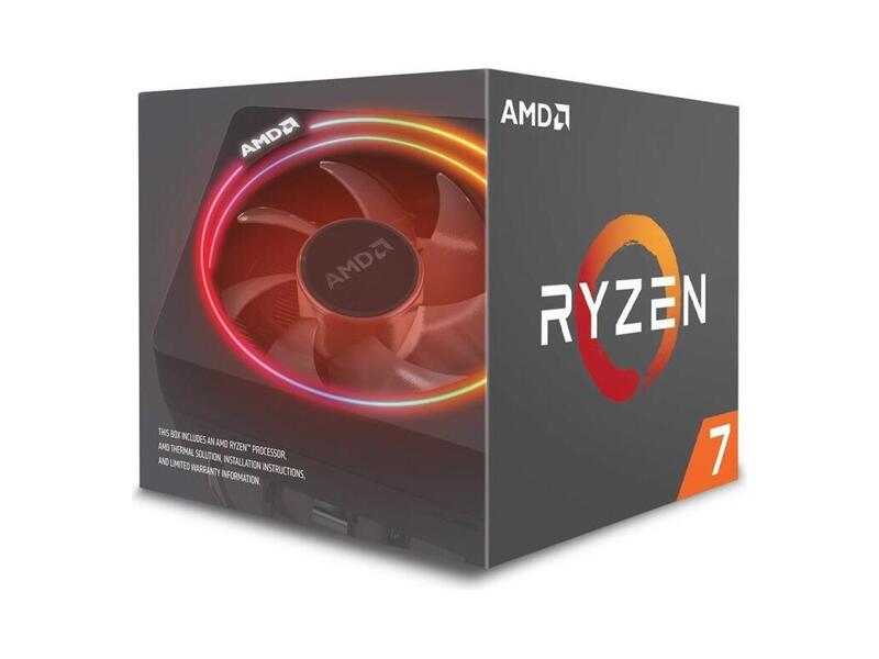 YD2700BBAFBOX  AMD CPU Desktop Ryzen 7 2700 8C/ 16T (3.2/ 4.1GHz Boost, 20MB, 65W, AM4) box with Wraith Spire (LED) cooler 2