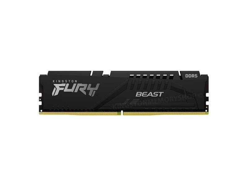 KF552C40BB-8  Kingston DDR5 Fury Beast Gaming Module capacity 8Гб Количество 1 5200 МГц Множитель частоты шины 40 1.25 В KF552C40BB-8