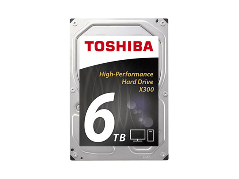 HDWE160UZSVA  HDD Desktop Toshiba HDWE160UZSVA X300 (3.5'', 6TB, 128Mb, 7200rpm, SATA6G)