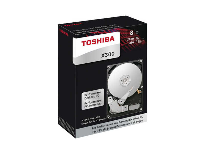 HDWR21CUZSVA  HDD Desktop Toshiba HDWR21CUZSVA X300 (3.5'', 12TB, 256Mb, 7200rpm, SATA-III )
