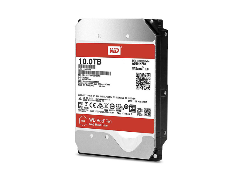 WD101KFBX  HDD WD RED PRO NAS WD101KFBX (3.5'', 10TB, 256Mb, 7200rpm, SATA6G)