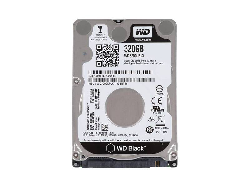 WD3200LPLX  HDD Desktop WD BLACK WD3200LPLX (2.5'', 320GB, 32Mb, 7200rpm, SATA6G)