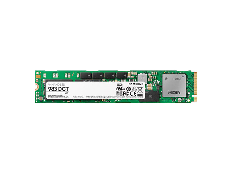 MZ-1LB960NE  Samsung SSD M.2, 983DCT, 960GB, NVMe/ PCIE 3.1 x4, R3000/ W1400Mb/ s, IOPS(R4K) 480K/ 42K, MTBF 2M, 0.8 DWPD, RTL, 5 years