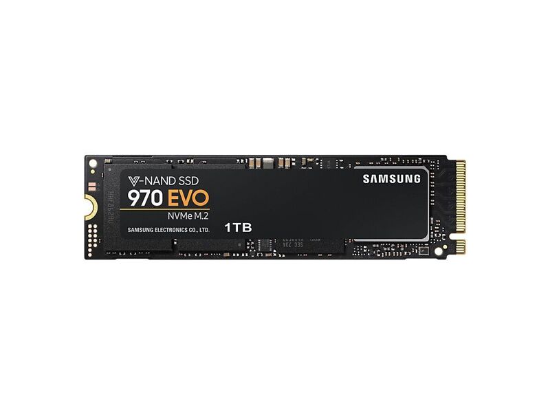 MZ-V7E1T0BW  Samsung SSD M.2, 1TB, 970 EVO, V-NAND 3-bit MLC, Phoenix, NVMe/ PCIE 3.0 x4, R3400/ W2500Mb/ s, IOPS 500 000 2
