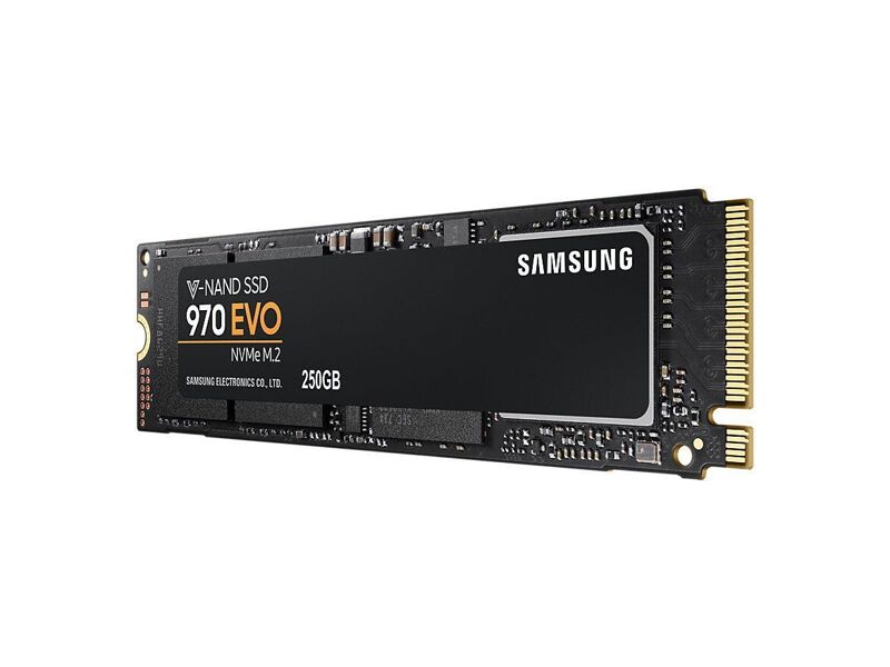 MZ-V7E250BW  Samsung SSD M.2, 250GB, 970 EVO, V-NAND 3-bit MLC, Phoenix, NVMe/ PCIE 3.0 x4, R3500/ W2500Mb/ s, IOPS 500 000 4