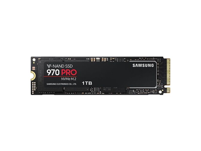 MZ-V7P1T0BW  Samsung SSD M.2, 1TB, 970 PRO, V-NAND 2-bit MLC, Phoenix, NVMe/ PCIE 3.0 x4, R3500/ W2700Mb/ s, IOPS 500 000 3