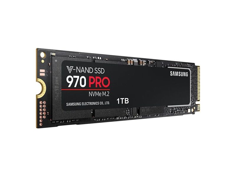 MZ-V7P1T0BW  Samsung SSD M.2, 1TB, 970 PRO, V-NAND 2-bit MLC, Phoenix, NVMe/ PCIE 3.0 x4, R3500/ W2700Mb/ s, IOPS 500 000