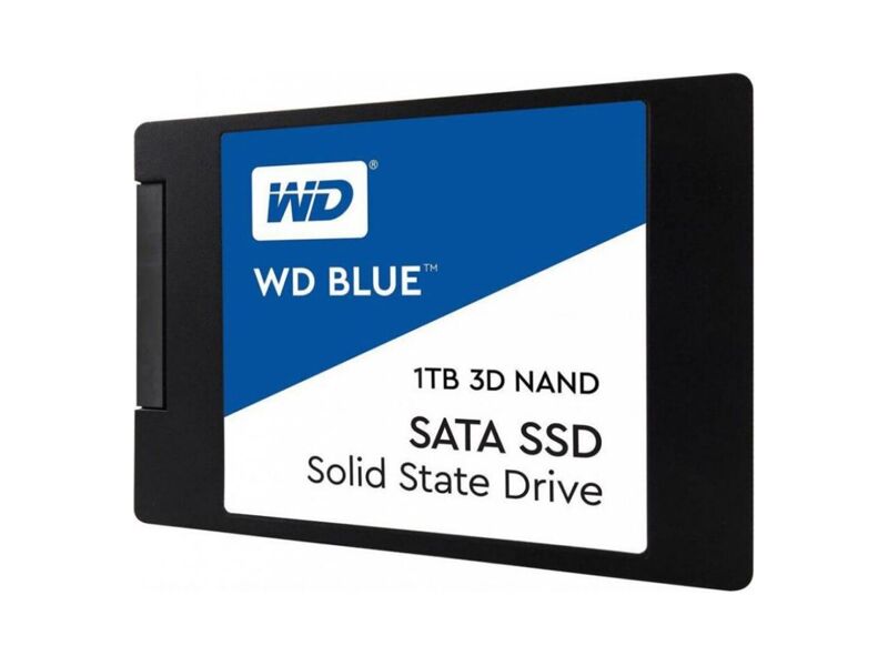 WDS100T2B0A  WD SSD Blue 3D NAND WDS100T2B0A (2.5'', 1ТB, SATA-III TLC)