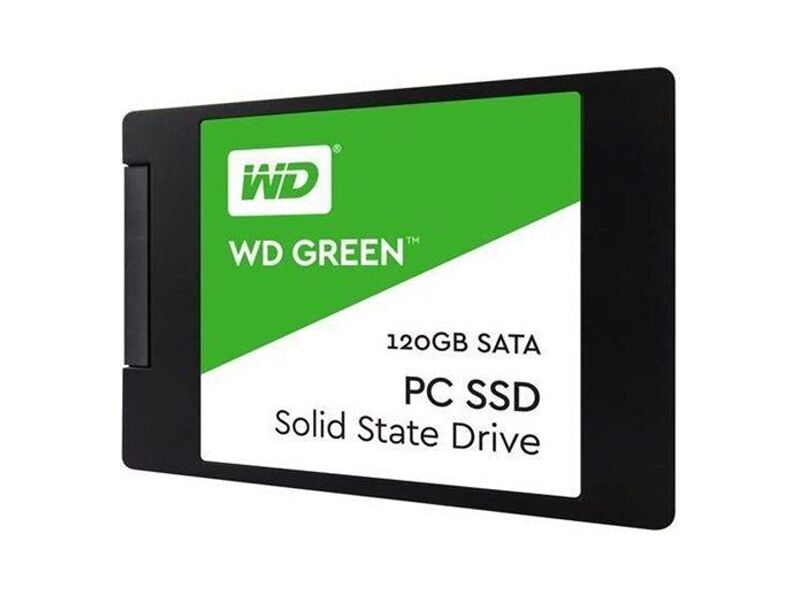WDS120G2G0A  WD SSD Green 3D NAND WDS120G2G0A (2.5'', 120GB, SATA-III TLC)