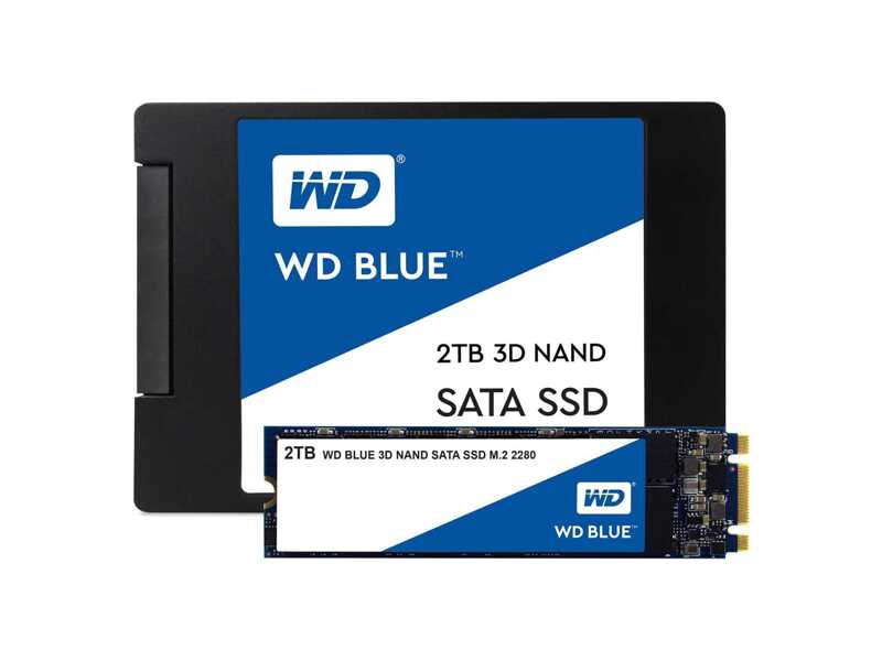 WDS400T2B0A  WD SSD Blue 3D NAND WDS400T2B0A (2.5'', 4TB, SATA-III TLC) 3
