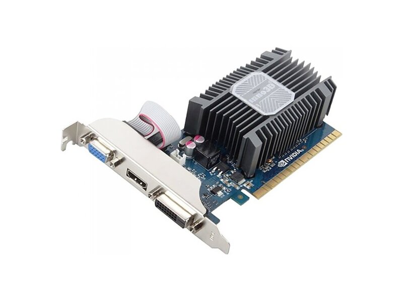 N710-1SDV-E3BX  Видеокарта INNO3D GeForce GT710 2GB SDDR3 64-bit 954 1600 DVI+VGA+HDMI Heatsink 2