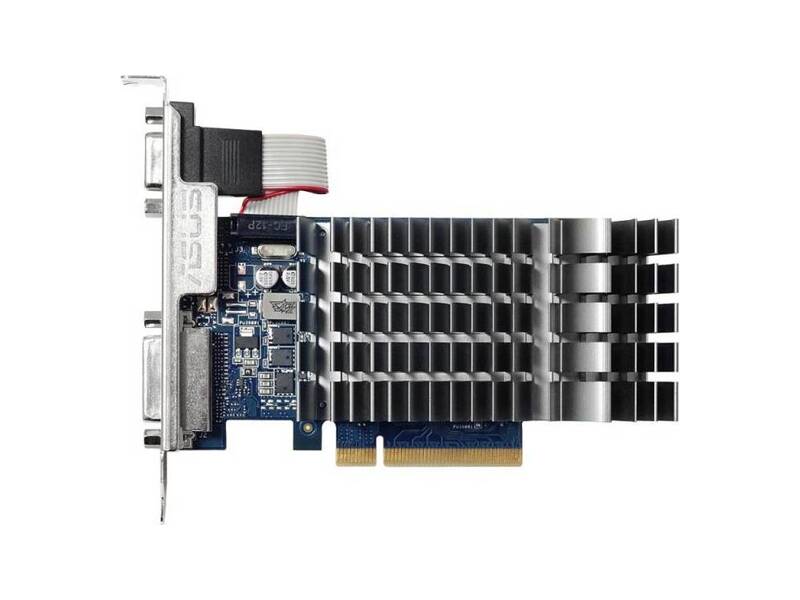 90YV0941-M0NA00  ASUS PCI-E GT 710-1-SL nVidia GeForce GT 710 1024Mb 64bit DDR3 954/ 1800 DVIx1/ HDMIx1/ CRTx1/ HDCP Ret low profile 2