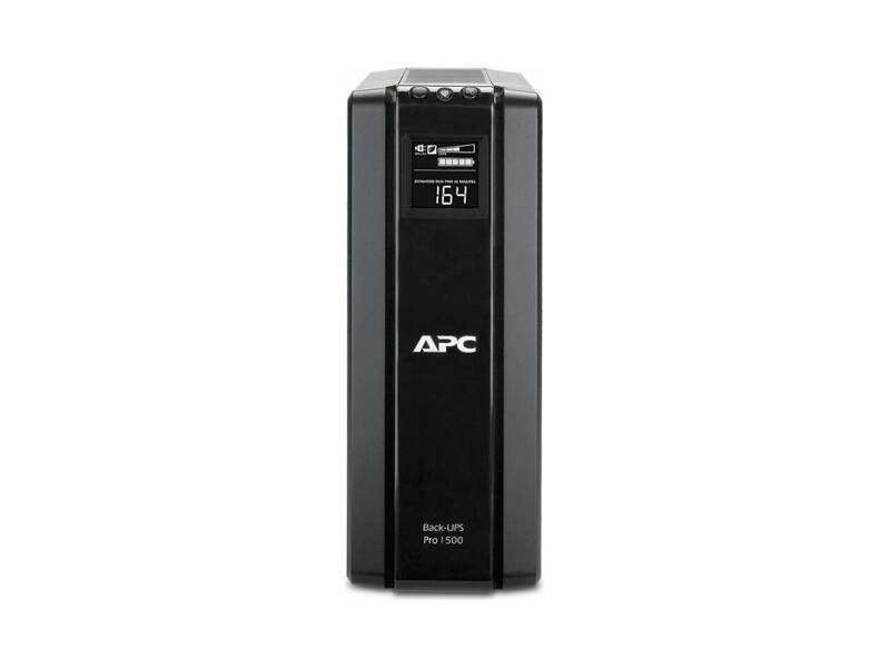 BR1500G-RS  ИБП APC Back-UPS Pro Power Saving, 1500VA/ 865W, 230V, AVR, 6xRus outlets (3 Surge & 3 batt.), Data/ DSL protrct, 10/ 100 Base-T, USB, PCh, user replacable batteries 1