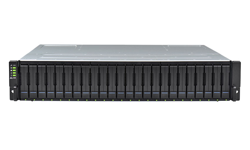GS2024RTCBF0D-8U32  EonStor GS 2000 2U/ 24bay, high IOPS solution, cloud-integrated unified storage, supports NAS, block, object storage and cloud gateway, dual redundant controller subsystem including 2x12Gb/ s SAS EXP. ports, 8x1G iSCSI ports +4x host board slot(s), 4x4GB,