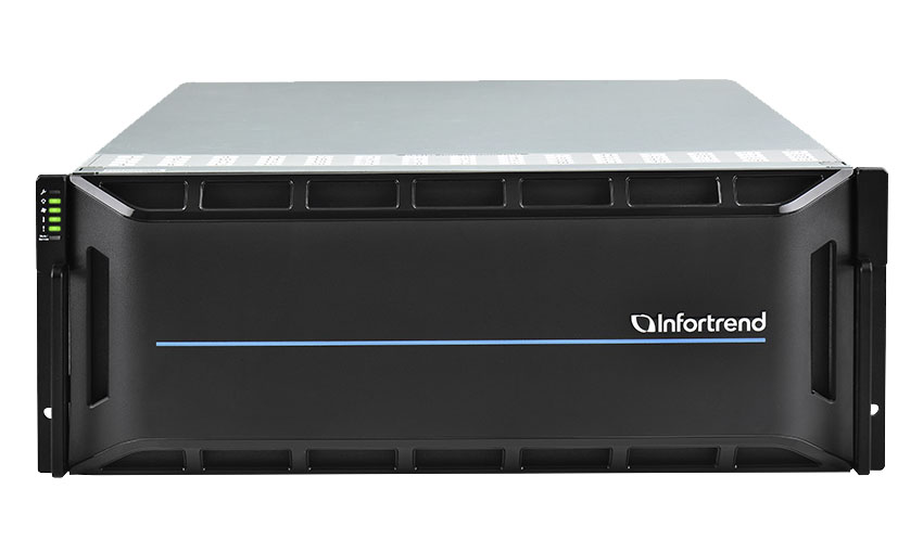 GS5200R0L000H-8U32  EonStor GS 5000 4U, cloud-integrated unified storage, supports NAS, SAN, object protocol and cloud gateway, dual redundant controllersubsystem including 4 x Intel Xeon E5 8-core CPU, 8 x 8GB DIMM(expandable to 32 x 32GB DIMM), 0 x Host Boards (expandable 