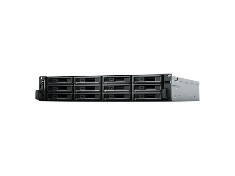 RS3621RPxs  Synology RS3621RPxs Rack2U, 6C2, 2Ghz/ 8Gb(64)/ RAID0, 1, 10, 5, 6/ up to12HP HDDs SATA(3, 5''or2, 5'')up to 36 with 2xRX1217(RP)/ 2xUSB/ 4xGE/ 2xPCIe/ iSCSI/ 2xIPcam(up to 75)/ 2xRPS/ no rail/ 5YW repl RS3617RPxs