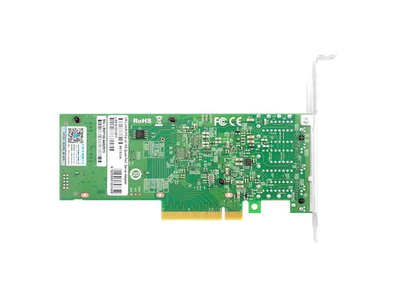 LRES1013PT  Сетевая карта LR-Link PCIe x8 10G Quad Port Copper Network Card 1
