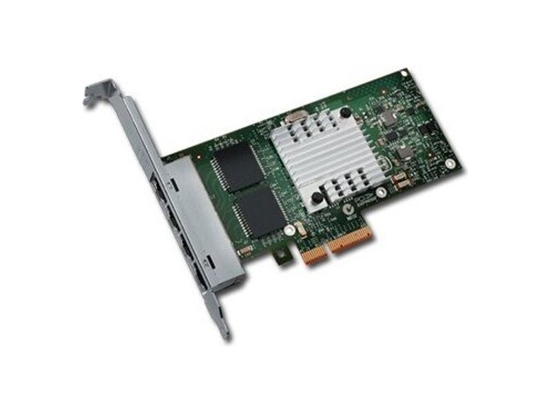 E1G44HTBLK  Адаптер Intel Ethernet I340-T4 (PCIE, Quad Port, 10/ 100/ 1000Base-T, 1000Mbps, Gigabit Ethernet)