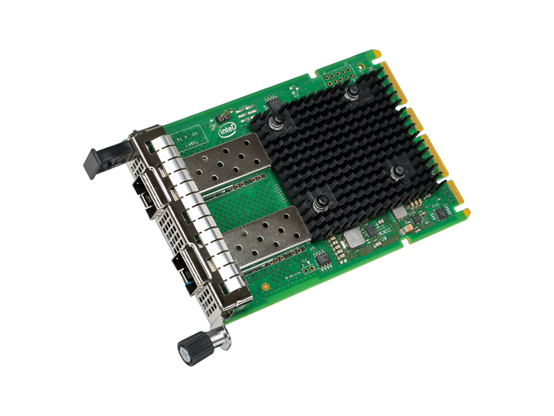 X710DA2OCPV3  Сетевая карта Intel Ethernet Network Adapter X710-DA2 for OCP 3.0, Dual SFP+ Ports, 10 Gbit/ s, OCP 3.0 PCI-E x8 (v3), VMDq, PCI-SIG* SR-IOV Capable, iSCSI, NFS