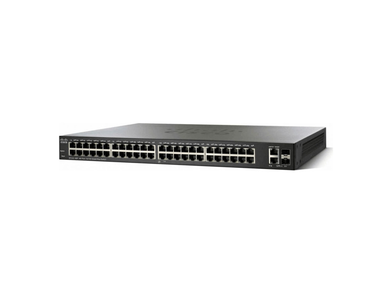 SF220-48-K9-EU  Коммутатор 48-портовый Cisco SF220-48 48-Port 10/ 100 Smart Plus Switch