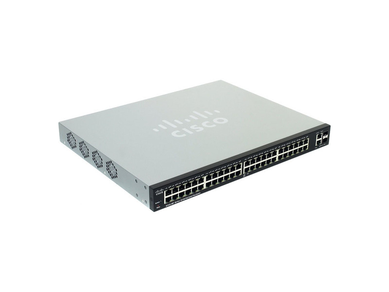 SF220-48P-K9-EU  Коммутатор 48-портовый Cisco SF220-48P 48-Port 10/ 100 PoE Smart Plus Switch