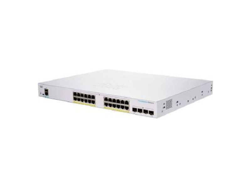 CBS250-24FP-4G-EU  Коммутатор 24-портовый Cisco CBS250 Smart 24-port GE, Full PoE, 4x1G SFP
