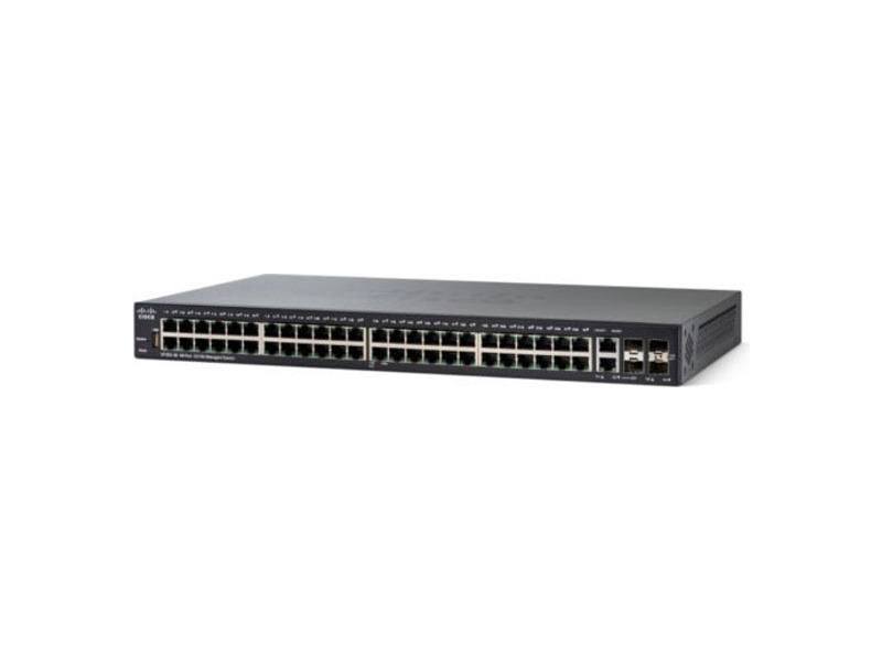 SF350-48MP-K9-EU  Коммутатор 48-портовый Cisco SF350-48MP 48-port 10/ 100 PoE Managed Switch