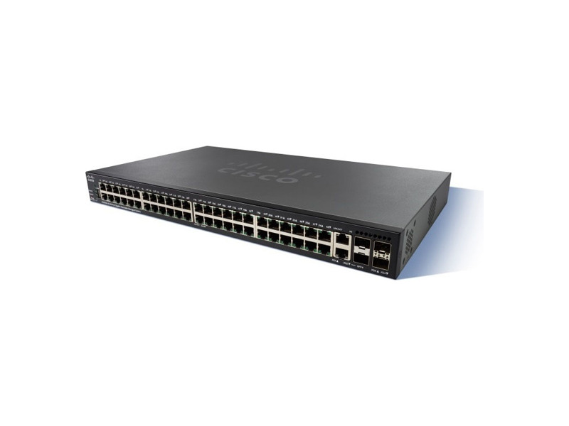 SG350X-48MP-K9-EU  Коммутатор 48-портовый Cisco SG350X-48MP 48-port Gigabit PoE Stackable Switch