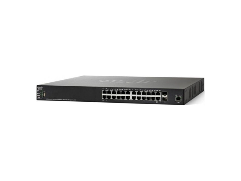 SG350XG-24T-K9-EU  Коммутатор 24-портовый Cisco SG350XG-24T 24-port 10GBase-T Stackable Switch