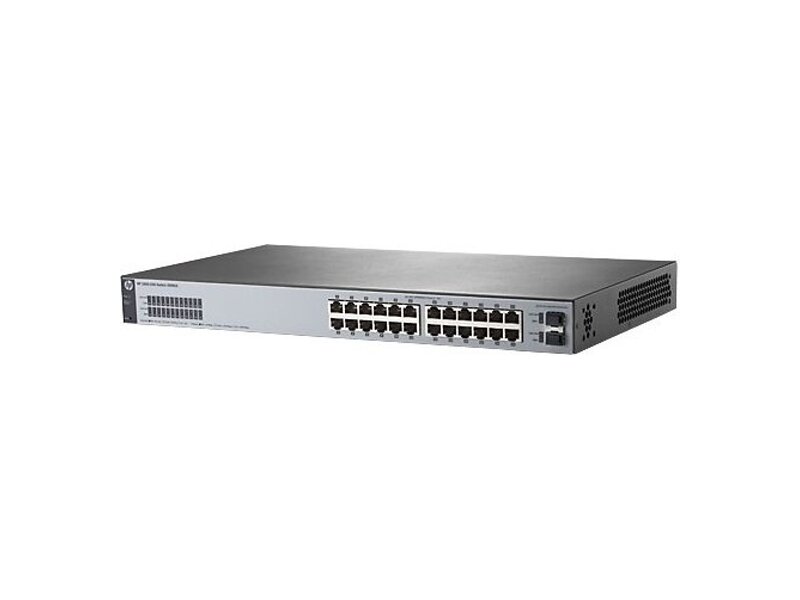 J9980A#ABB  Коммутатор HPE OfficeConnect 1820 24G Switch (24x 10/ 100/ 1000 + 2x SFP, WEB-managed, fanless) (repl. For J9803A)