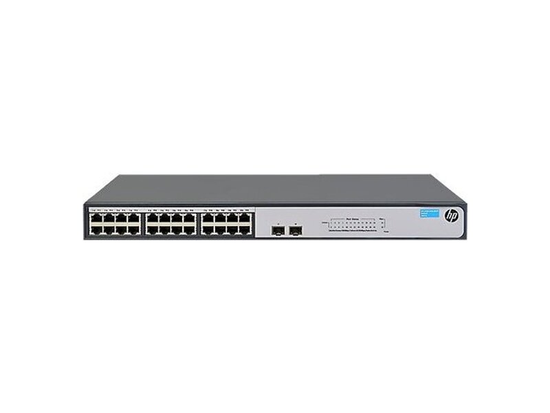JH017A#ABB  Коммутатор HPE OfficeConnect 1420 24G 2SFP Switch (24x 10/ 100/ 1000, 2 SFP 100/ 1000, unmanaged, fanless, 19'')(repl. For J9561A)